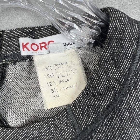 Kors Michael Kors Dress Size 2 Black Midi Sleeveless Sheath Made in Italy - Picture 5 of 12